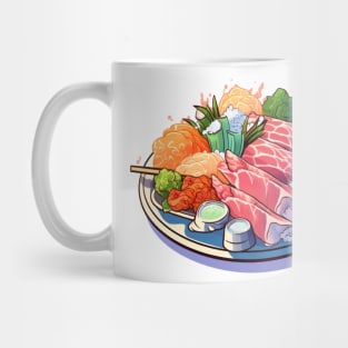 Feeling fancy with this beautiful Sashimi platter Mug